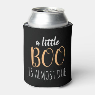 Little Boo is almost due Halloween Baby Shower Can Cooler