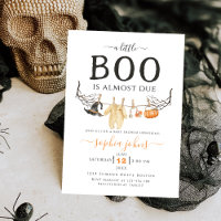 Little Boo is Almost Due Halloween Baby Shower