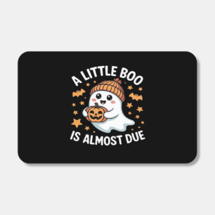 Little Boo Is Almost Due Halloween Pregnancy Revea Matchboxes