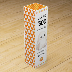 Little Boo is Almost Due! Halloween Wine Box