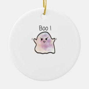 Little Boo Is Cheeky Funny Meme Ceramic Ornament