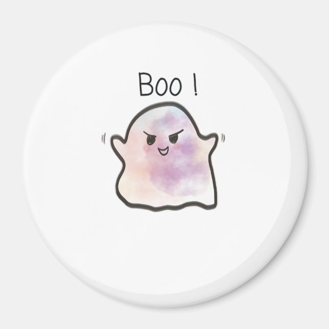 Little Boo Is Cheeky Funny Meme Magnet (Front)