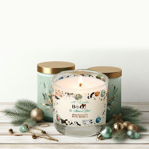 Little BOO Is Due Ghost Pumpkin Spooky Baby Shower Scented Candle