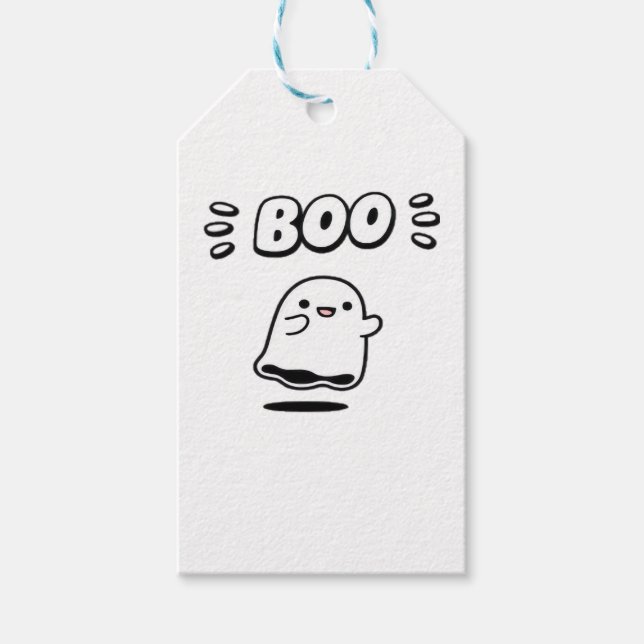 Little Boo Minimal Style Gift Tags (Front)
