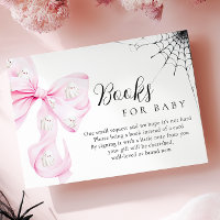 Little Boo PINK Bow Baby Shower Books for Baby