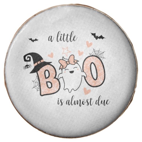 LITTLE BOO PINK HALLOWEEN BABY SHOWER CHOCOLATE COVERED OREO