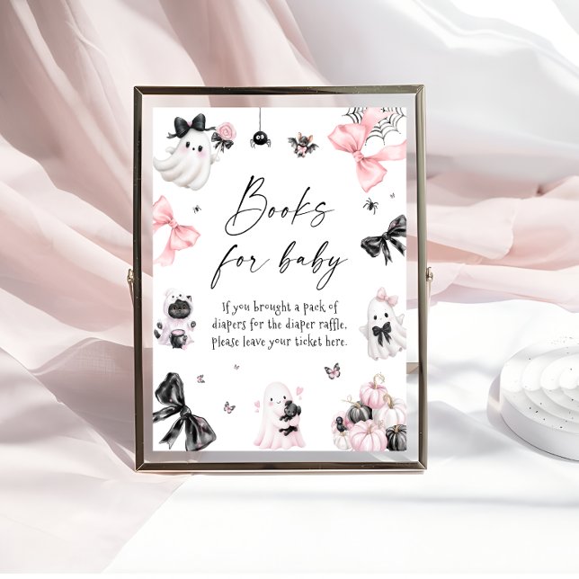 Little Boo Pink Halloween Books for Baby Poster (Creator Uploaded)