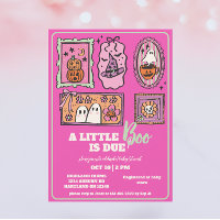 Little Boo Preppy Pink Fall Baby Shower