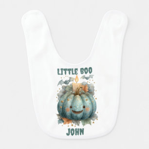 Little Boo Pumpkin for Boys Baby Bib