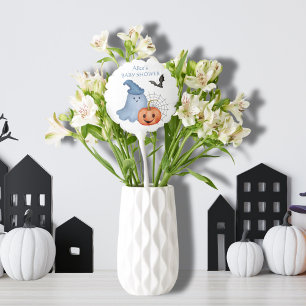 Little Boo Pumpkin Halloween Baby Shower Balloon