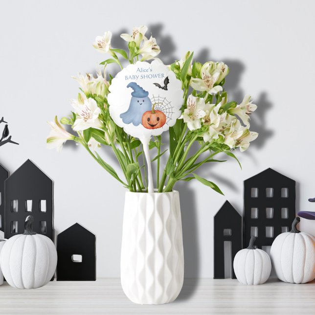 Little Boo Pumpkin Halloween Baby Shower  Balloon (Creator Uploaded)