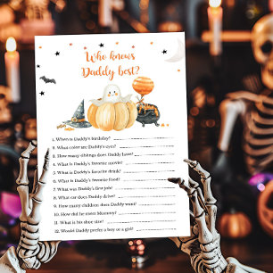 Little Boo Pumpkin Who knows Daddy Best Game