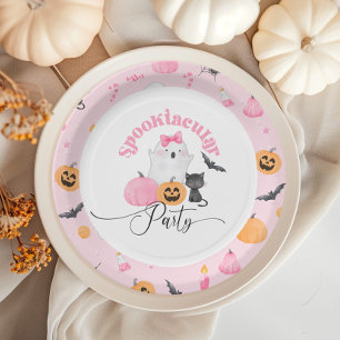 Little Boo Spooktacular birthday party Paper Plates