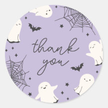 Little Boo Thank You Sticker