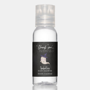 Little Boo Witch Halloween Baby Shower Hand Sanitizer