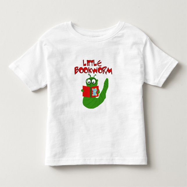 Little Book Worm Toddler T-shirt (Front)