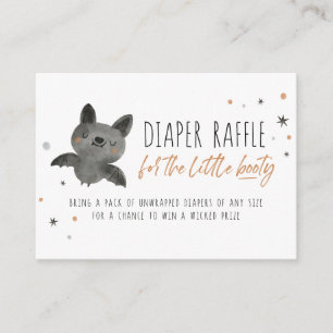 Little BOOty Diaper Raffle Enclosure Card
