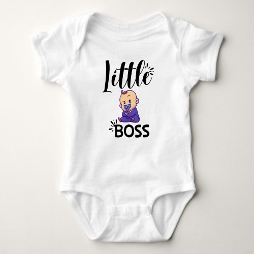 Little Boss Baby Bodysuite Baby Bodysuit