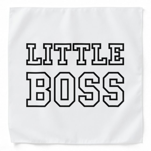 LITTLE BOSS BANDANA (Front)