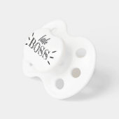 Little Boss cute fun baby newborn child boy girl Pacifier (Front Right)