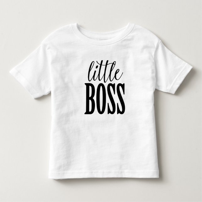 little BOSS graphic (unisex) tee (Front)