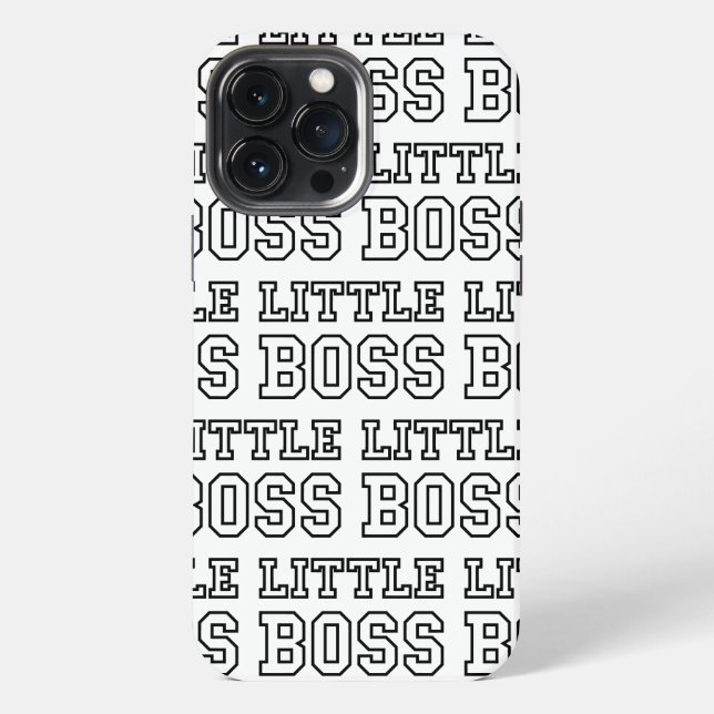 LITTLE BOSS IPHONE CASE (Back)