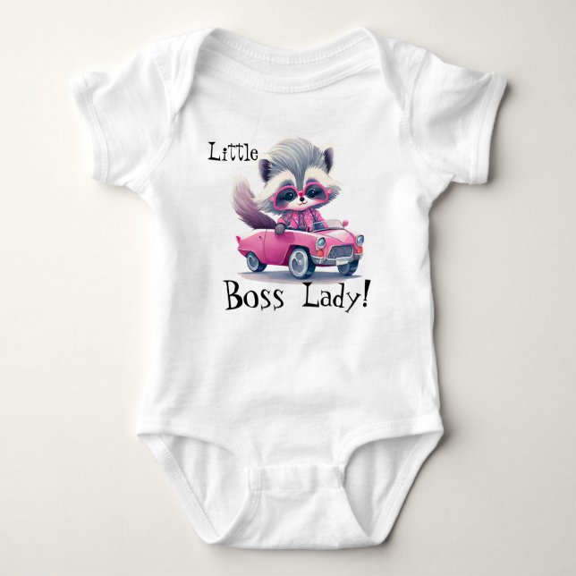 Little Boss Lady  Baby Bodysuit (Front)