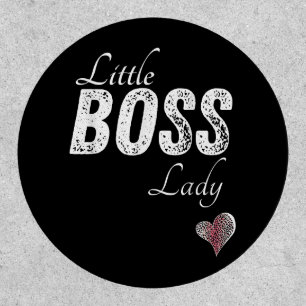 Little Boss Lady Baby Children Toddler Girl Short Patch