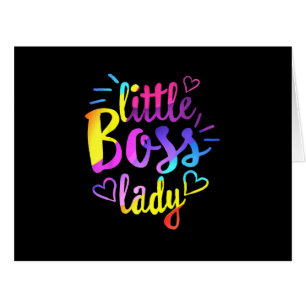 Little Boss Lady Girls Kids Daughter Baby mini bos Cards