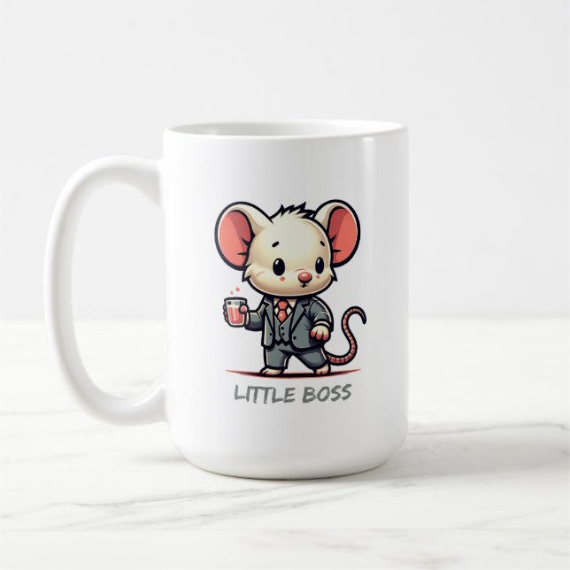 Little Boss-Mouse Coffee Mug (Left)
