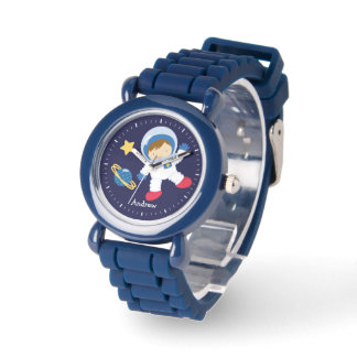 Little Boy Astronaut Personalized Watch