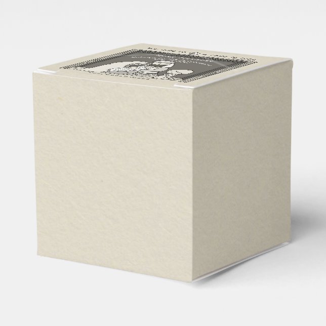 Little Boy at the Manger-Merry Christmas Favor Boxes (Front Side)