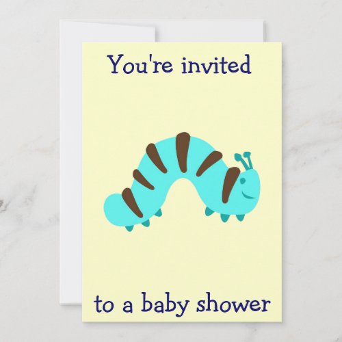 Little Boy Baby Shower Personalized Announcement