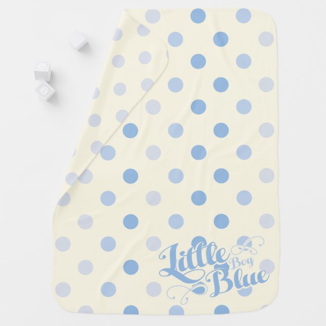 Little Boy Blue Baby Blanket (In Situ)