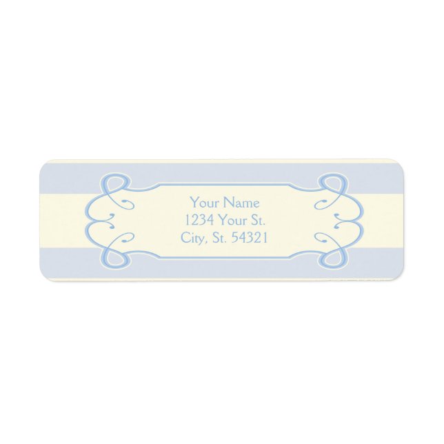 Little Boy Blue Baby Shower, Address Labels (Front)