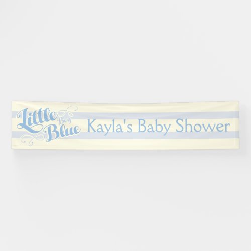 Little Boy Blue Baby Shower Banner