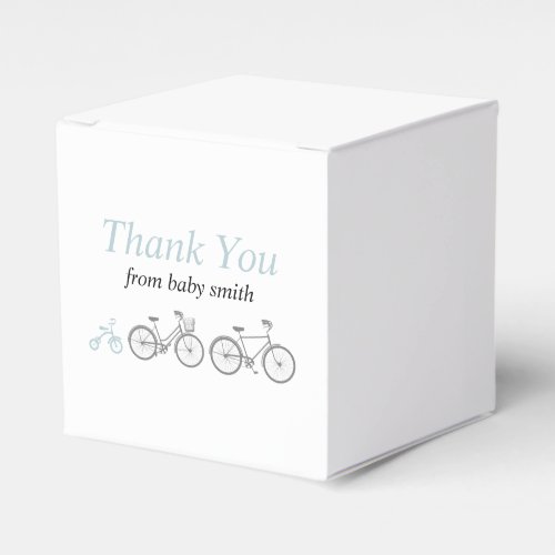 Little Boy Blue Bicycle Favor Boxes