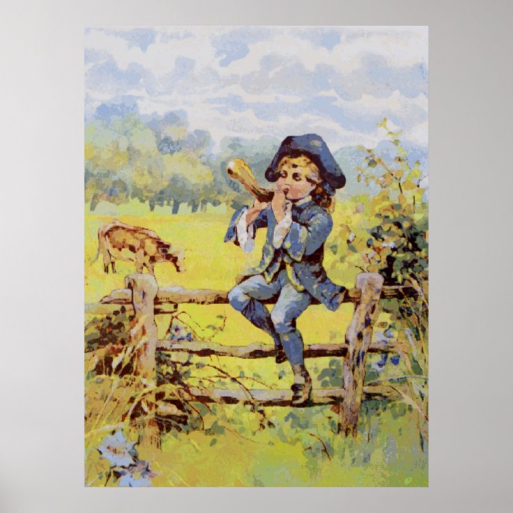 Little Boy Blue Poster Zazzle
