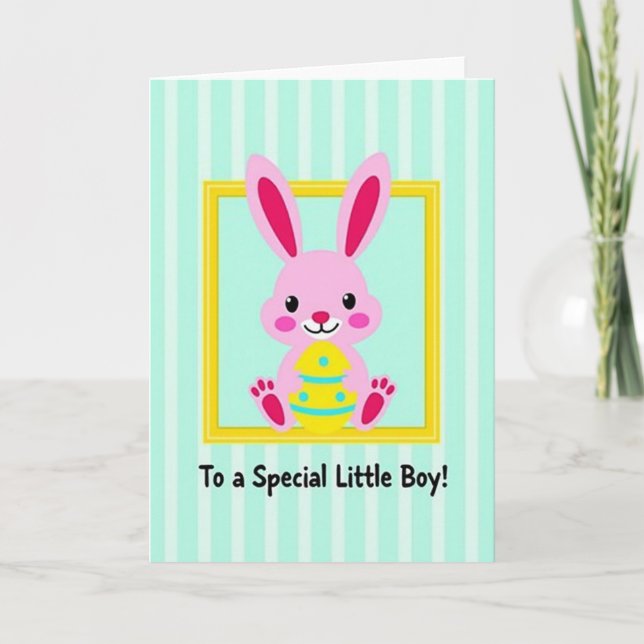 Little Boy Celebration Card (Front)