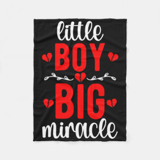 Little Boy Chd Warrior Congenital Heart Disease  Fleece Blanket