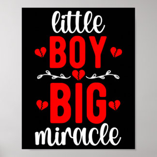 Little Boy Chd Warrior Congenital Heart Disease  Poster