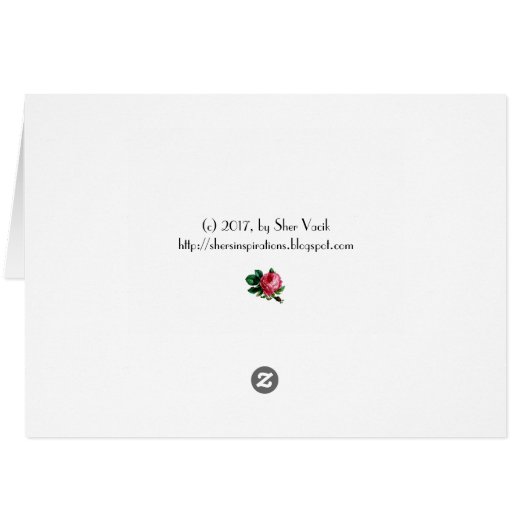 Little Boy Fishing Casting Out Fear Greeting Card (Back Horizontal)