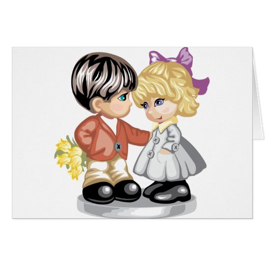 Anime Couples Lol Boy Here Shoves Flowers In Face Girl