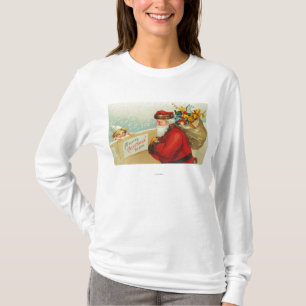 Little Boy Looking Over the Fence T-Shirt