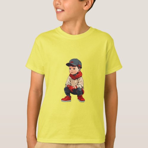 Little Boy Looking T_Shirt