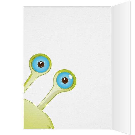 Little Boy Monster Hug Valentine Hearts (Inside (Left))