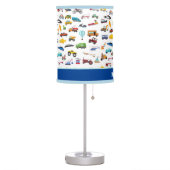 Little Boy Things That Move Vehicle Cars Kid Table Lamp (Left)