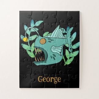 Little Boys Cute Ocean Fish Jigsaw Puzzle