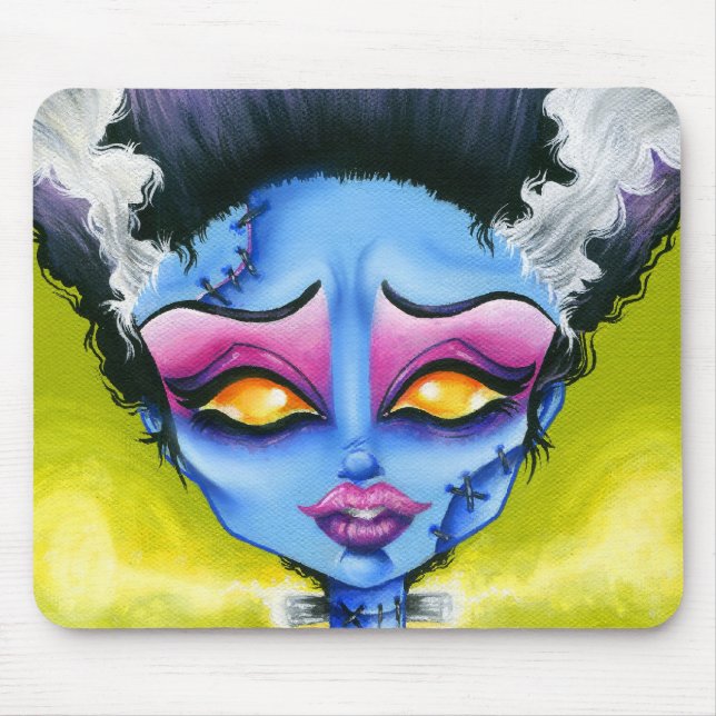 Little Bride of Frankenstein Mouse Pad (Front)