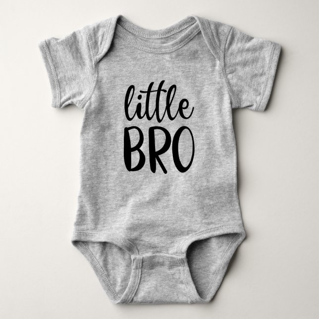 Little Bro Baby Bodysuit Little Brother (Front)